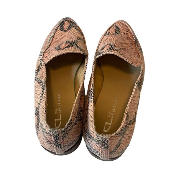 CL by Laundry Faux Snake Skin Pointed Toe Loafers in Ladies 10 - Picture 3 of 7